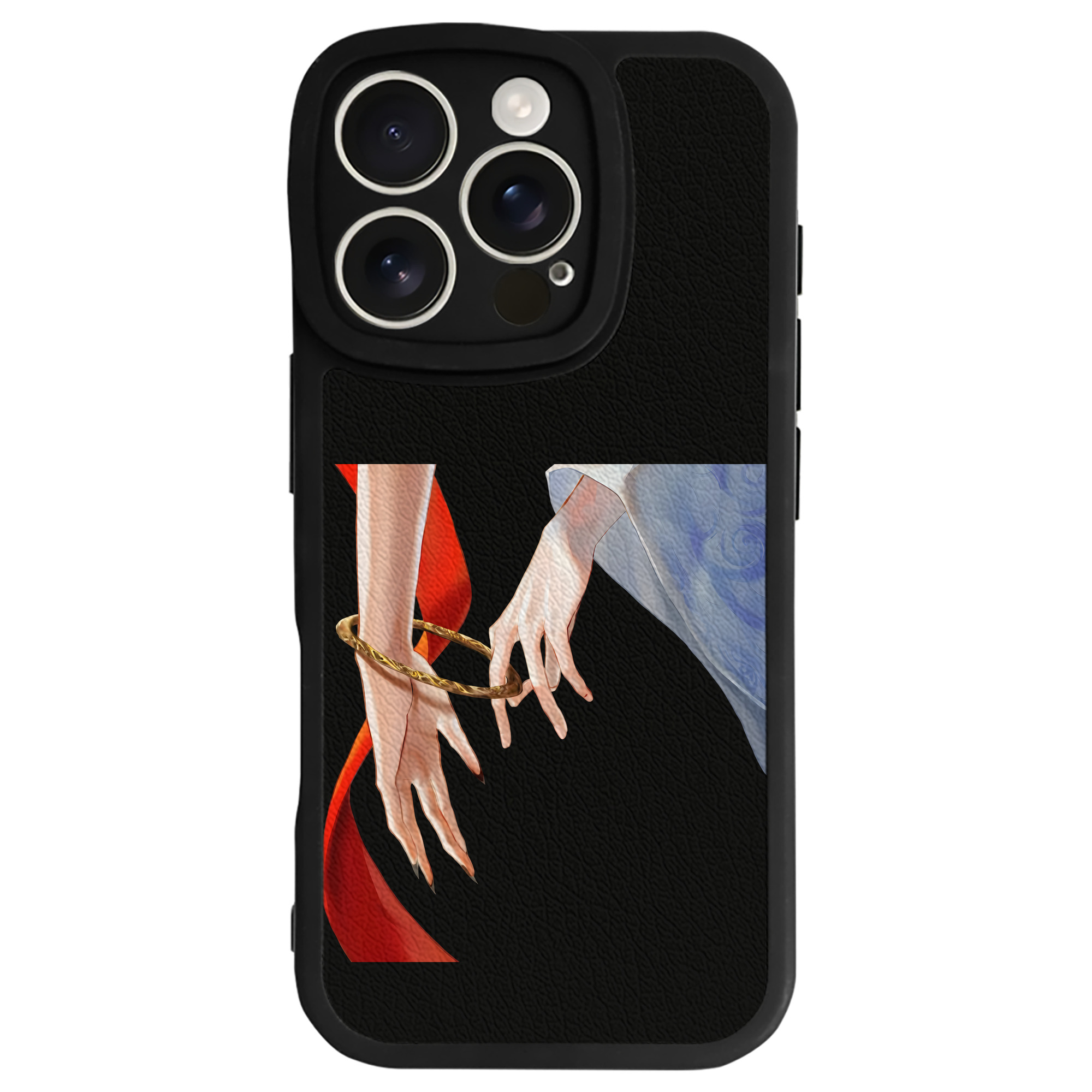 （画像用） Ne Zha 2 ナタ 魔童の大暴れ 【iPhone 16シリーズ対応】シリコンスマホケース（レザー調） 材質：シリコン